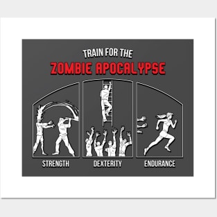 Train for the Zombie Apocalypse Posters and Art